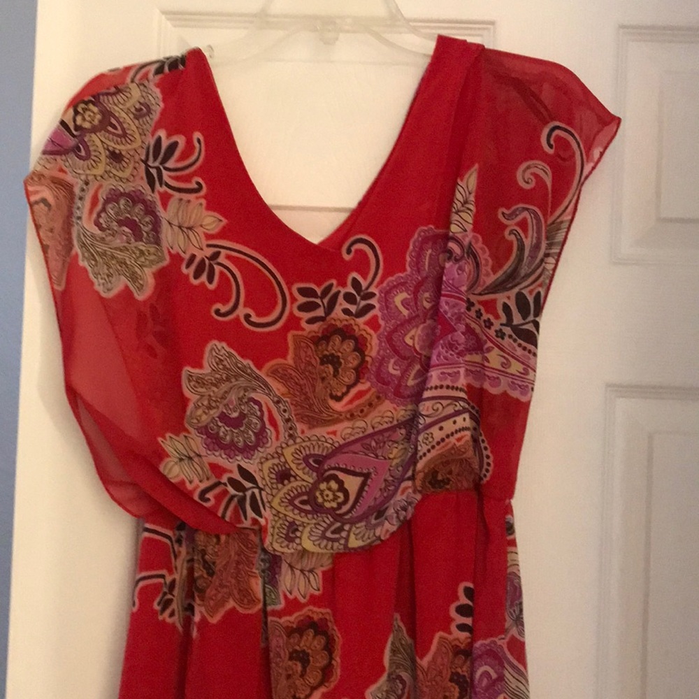 Floral print dress